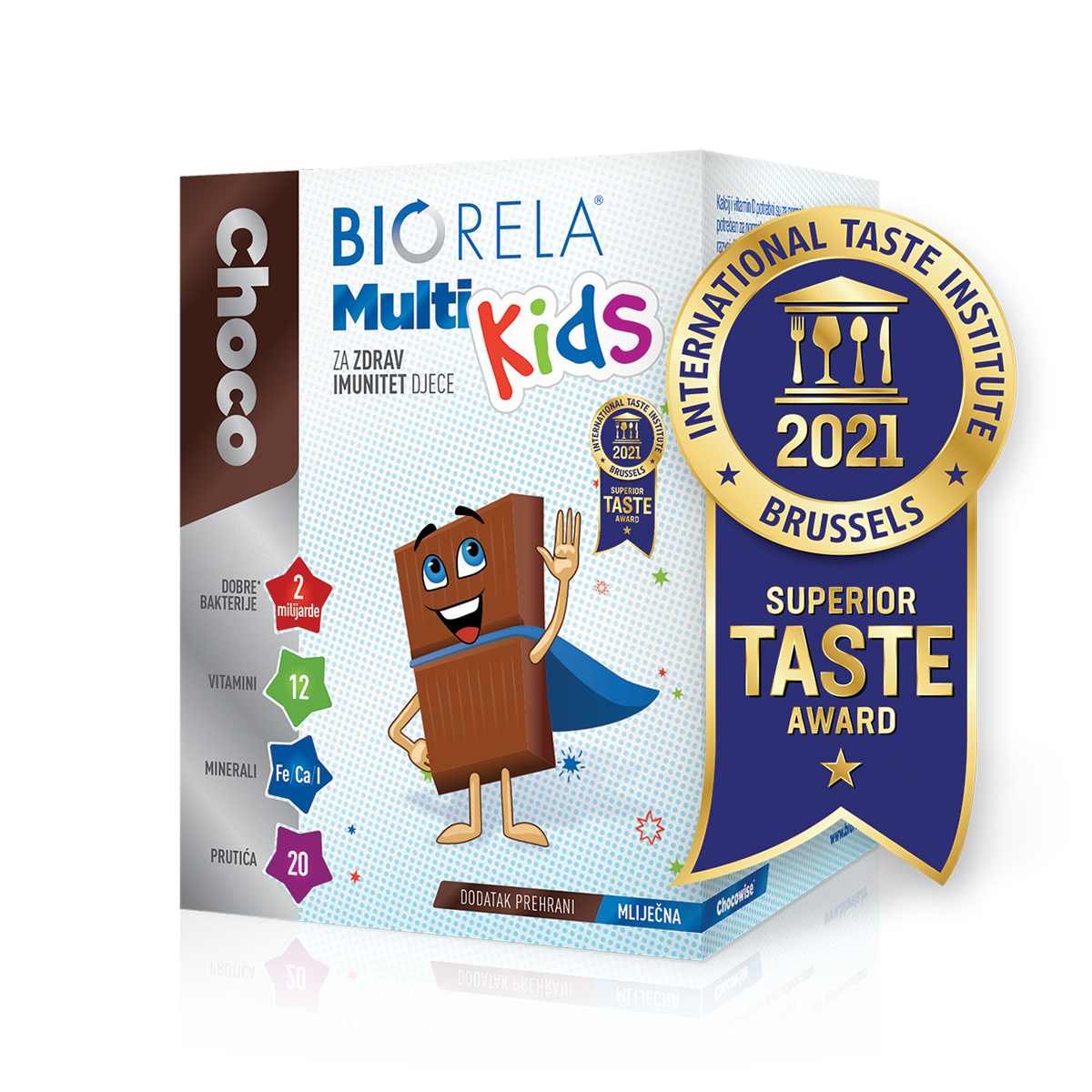 Superior Taste Award za Biorelu Choco Multi Kids!